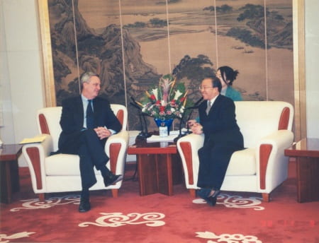David Shambaugh meets with State Councillor and Director of the Central Committee Foreign Affairs Office, Dai Bingguo