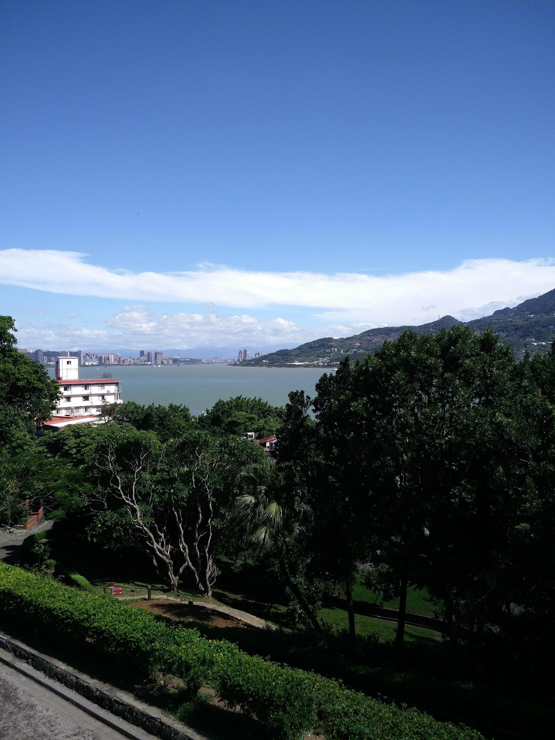 The view of the Tamsui River from Fort San Domingo