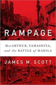 Book cover of Rampage by James M Scott