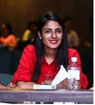 thumbnail image of Ichhya Pant in red top