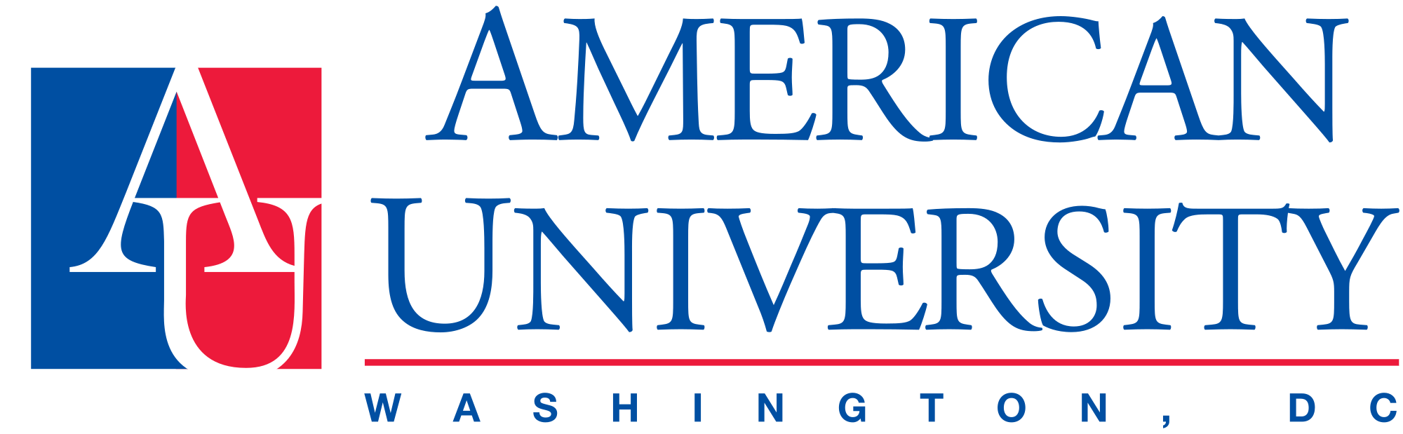 American University logo with transparent background