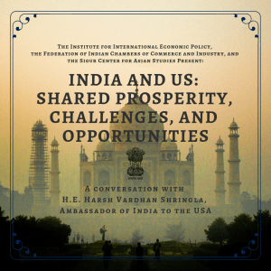 flyer for india and usa shared prosperity event