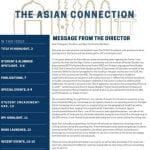 Asian Connection newsletter fall 2018 message from the director