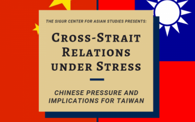 10/29/19: Cross-Strait Relations under Stress: Chinese Pressure and Implications for Taiwan