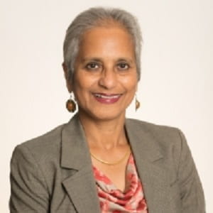 Portrait of the moderator, Deepa Ollapally