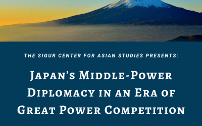 02/25/2021: Japan’s Middle-Power Diplomacy in an Era of Great Power Competition