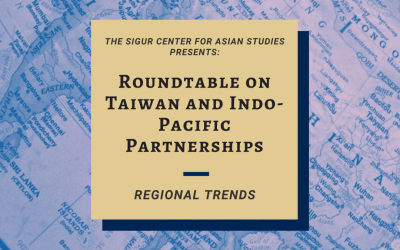 02/04/2020: Roundtable on Taiwan and Indo-Pacific Partnerships: Regional Trends