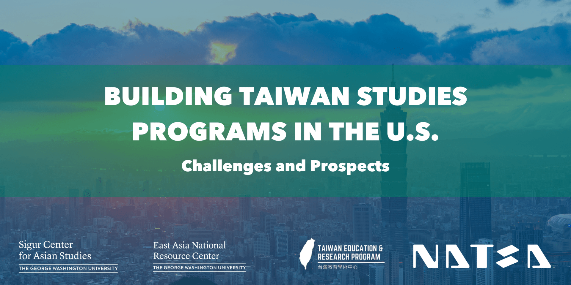 event banner for panel on building Taiwan Studies in the US