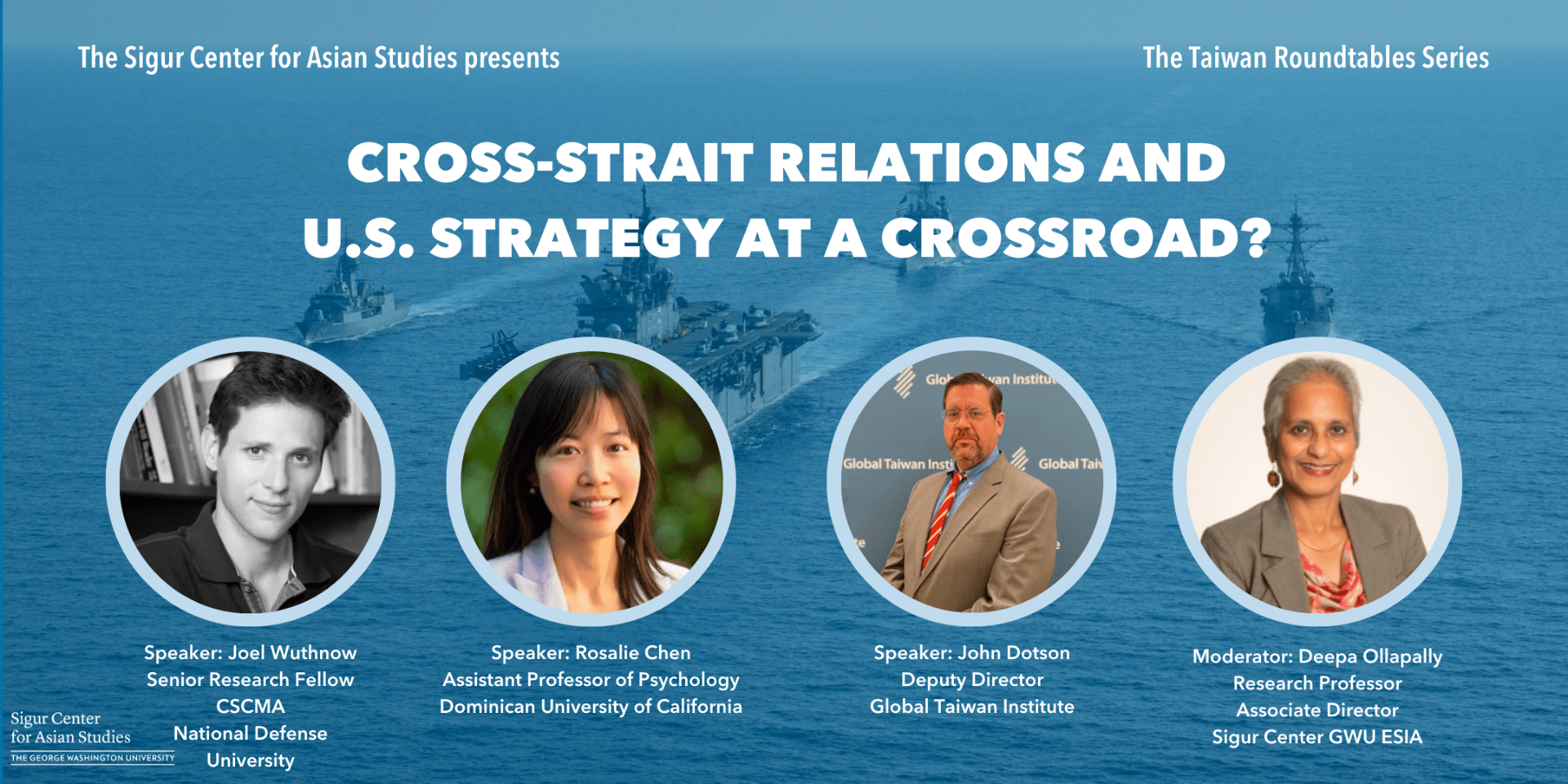 A graphic for Cross-Strait Relations and U.S. Strategy at a Crossroad