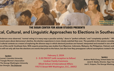 [2/2/2024] Historical, Cultural, and Linguistic Approaches to Elections in Southeast Asia